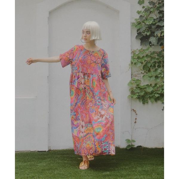 ワンピース マルチカラーリゾートワンピース