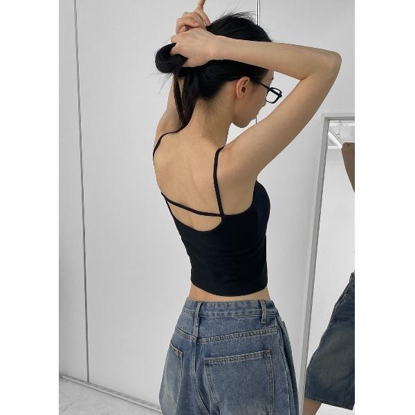 キャミソール 「MADE」 イージーバックレスストラップノースリーブ（カップ付き） の商品画像