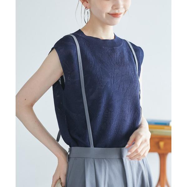 ニット セーター レーシーフレンチサマーニット レディース の商品画像