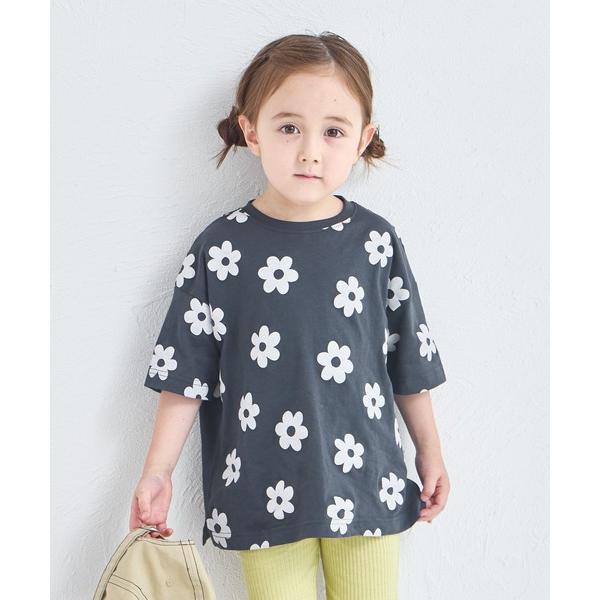 tシャツ 「UVカット」「吸水速乾」「接触冷感」サマーファンクション 選べる4柄 総柄プリントTシャツ キッズ 子供服 男の子 女の子 の商品画像