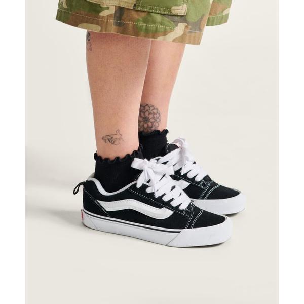 vans スニーカー ニュースクール / Knu Skool BLACK/TRUE WHITE VN0009QC6BT1 メンズ レディース