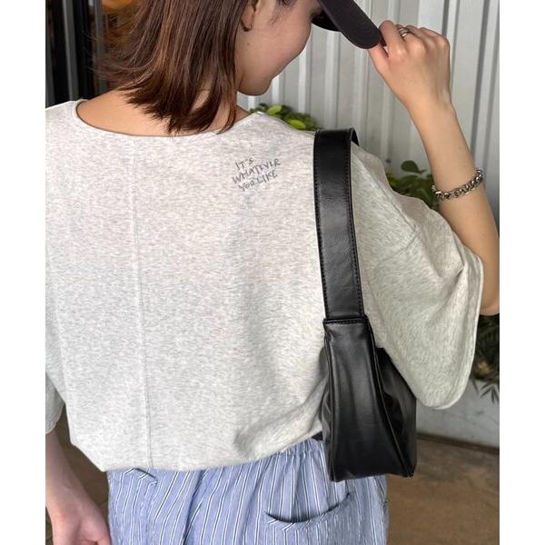 tシャツ シアースラブワンポイント刺繍オーバー半袖Tee レディース（Yahoo!・ZOZOTOWN Yahoo!店）