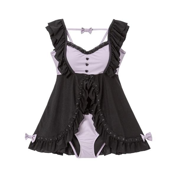 水着 デコルテリボンベビードール水着 レディース の商品画像