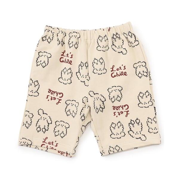 ハーフパンツ パンツ 短パン DAISUKI総柄ハーフパンツ キッズ 子供服 男の子 女の子
