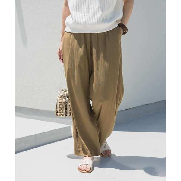 パンツ 「UVカット/接触冷感/吸水速乾」ドライタッチリラックスパンツ レディース の商品画像