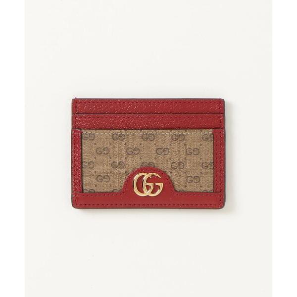 「GUCCI」 カードケース「ドラえもんコラボ」 - レッド レディース の商品画像