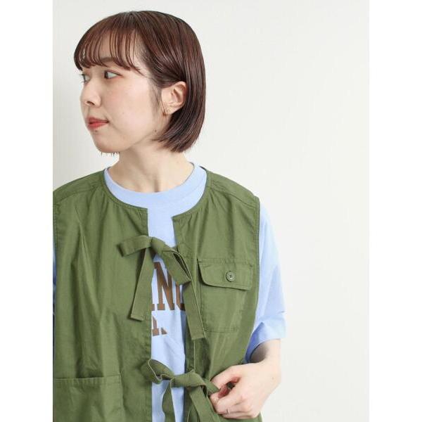 ベスト ジレ リボンフィッシングベスト レディース の商品画像