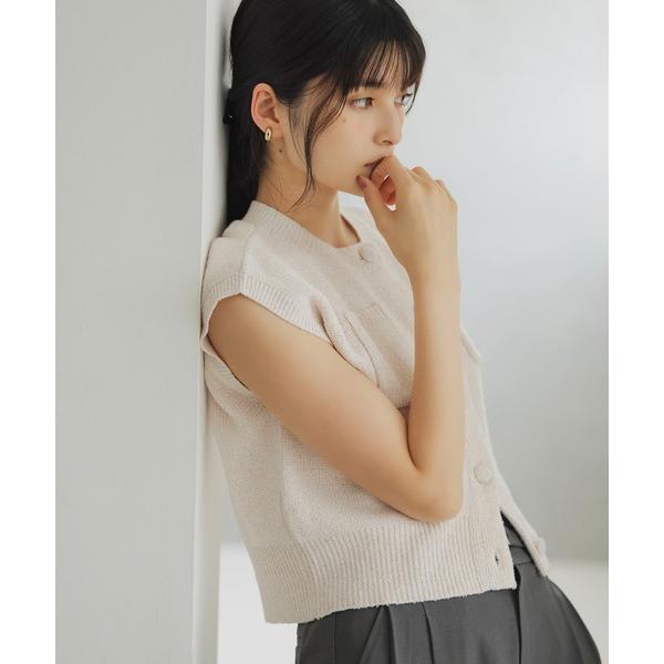 カーディガン 「夏トク価格」「洗える」くるみ釦ニットトップスカーデ レディース の商品画像