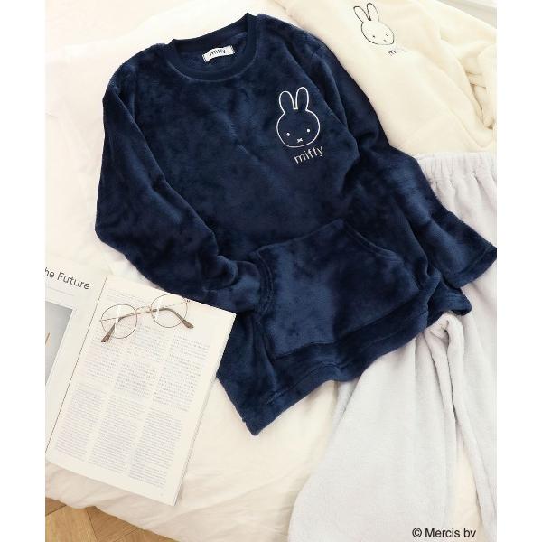 パジャマ ルームウェア 「Miffy」ミッフィー 長袖 ルームウェア パジャマ フリース レディース