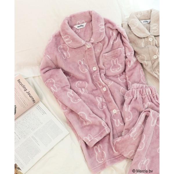 パジャマ ルームウェア 「Miffy」ミッフィー 長袖 シャツ パジャマ レディース