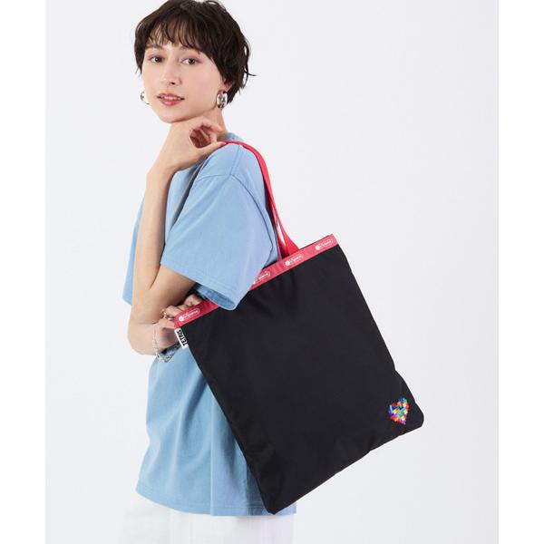 トートバッグ LARGE EMERALD TOTE テトリスハートエンブロイダリートート レディース メンズ の商品画像