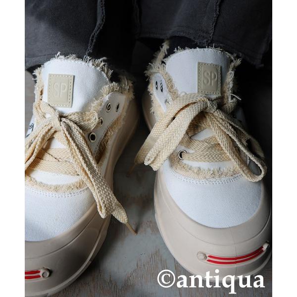 アンティカ antiqua スニーカー 厚底スニーカー メンズ