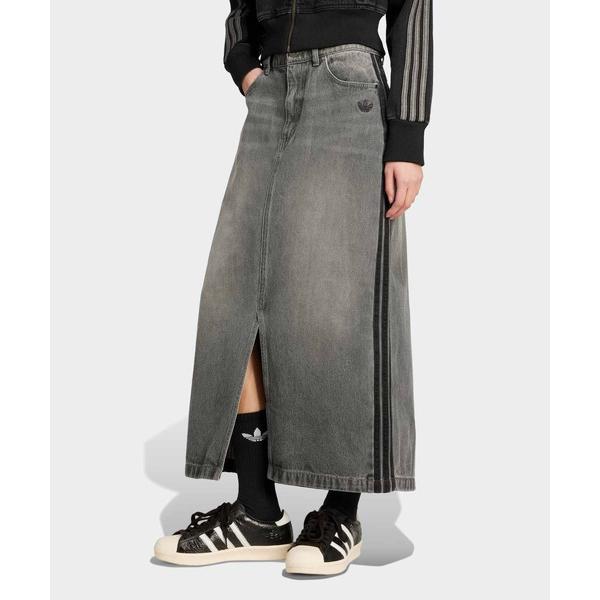 デニムスカート アディカラー スリーストライプス デニム ペンシルスカート / アディダスオリジナルス adidas Originals の商品画像