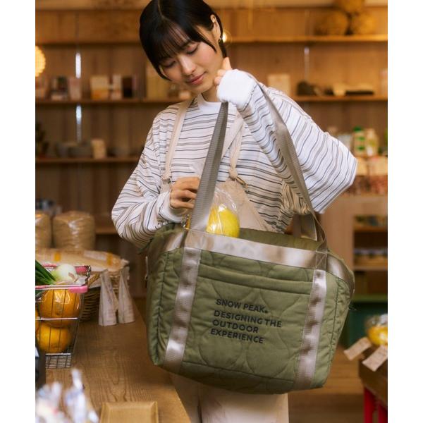 トートバッグ Snow Peak / Quilted Ripstop Duffle  キルティングリップストップダッフル メンズ レディース の商品画像