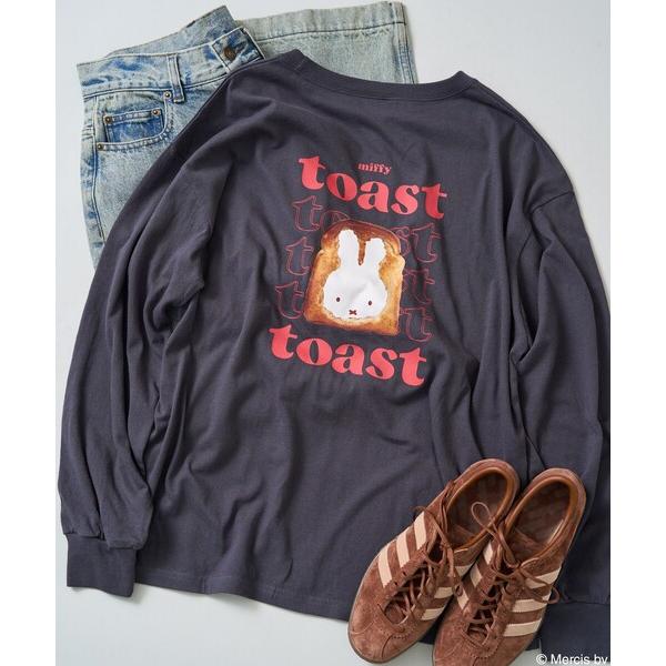 tシャツ miffy トースト バッグプリントロンT/ミッフィー レディース
