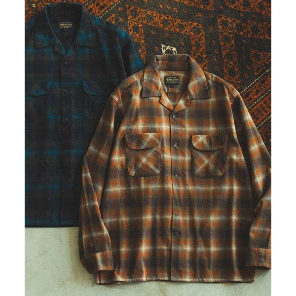 シャツ 「別注」PENDLETON / チェック オープンカラー シャツ メンズ の商品画像