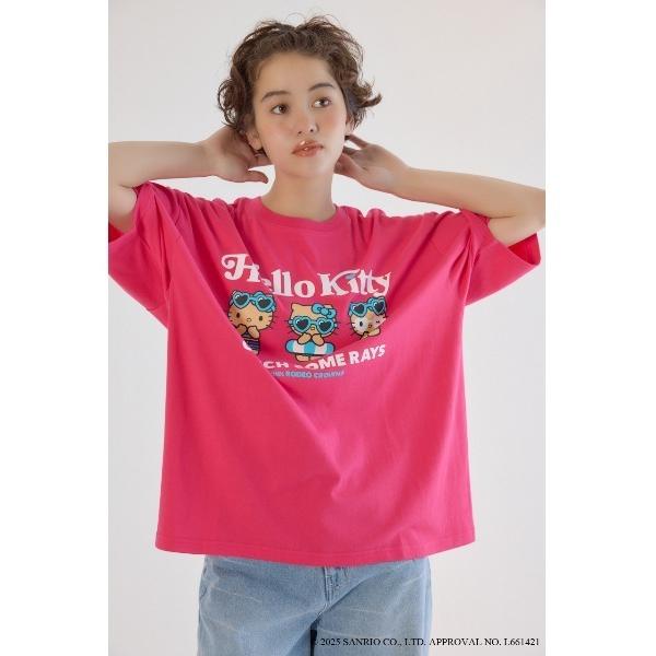 tシャツ (サンリオキャラクターズ)SUNBURN キティ Tシャツ レディース の商品画像
