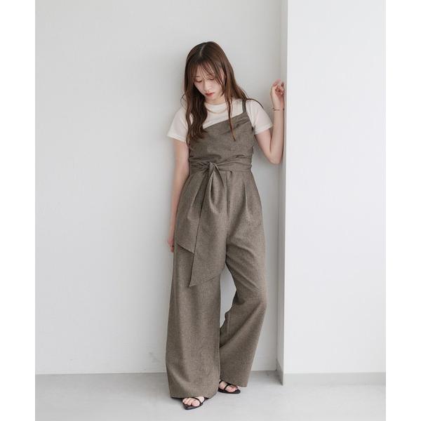 オールインワン ワンショルダーオールインワン レディース の商品画像