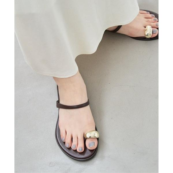 サンダル 「追加」メタルサムリングサンダル レディース の商品画像