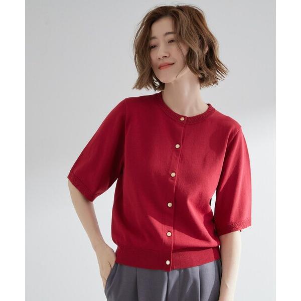 カーディガン さらりと心地よい　大人のサマーニットカーディガン レディース の商品画像