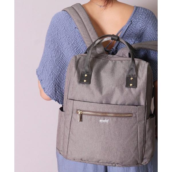 デイバック リュック (LF)「anello」10ポケット/16L 多収納 リュック レディース