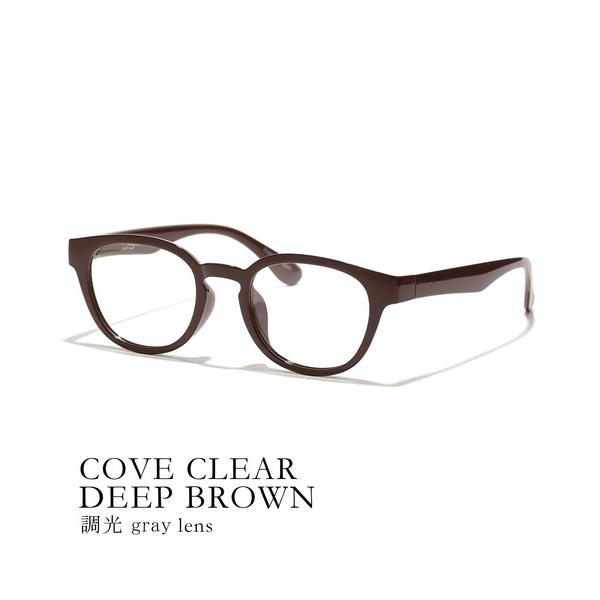 サングラス 「jugaad14」COVE CLEAR  deep brown メンズ レディース