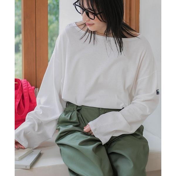 tシャツ ボートネックバスクロングスリーブTシャツ「THE CRAFT CREW PRODUCTS」 レディース（Yahoo!・ZOZOTOWN Yahoo!店）