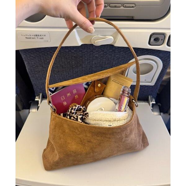 ハンドバッグ スウェードハンドバッグ の商品画像