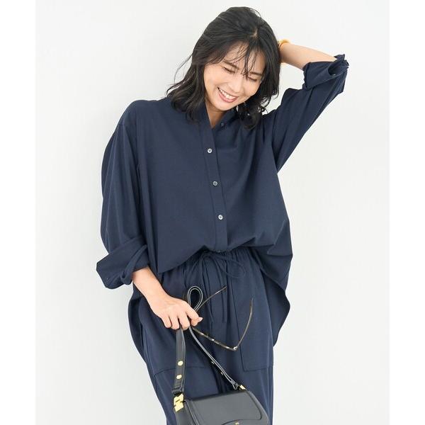 ブラウス シャツ ライトフランネル オーバーシャツ レディース の商品画像