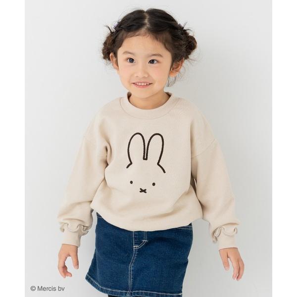 トレーナー  「ミッフィー」袖メロウ 裏毛トレーナー キッズ 子供服 女の子