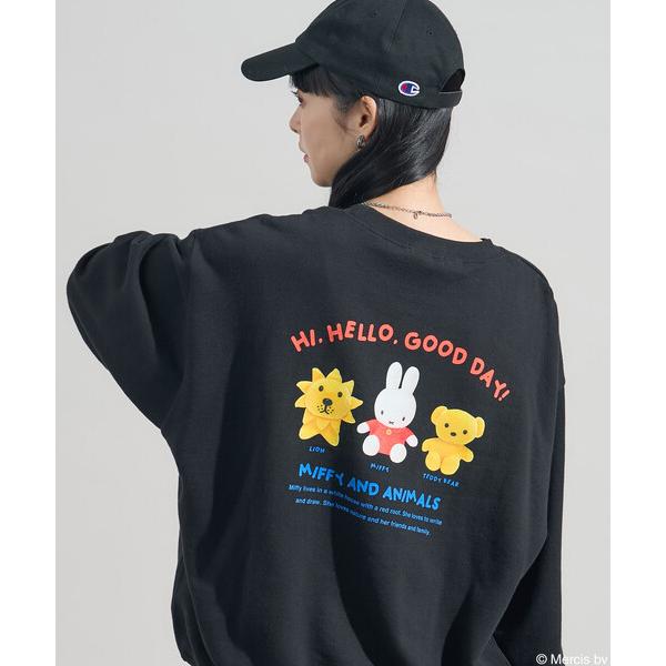 トレーナー スウェット miffy Animals プリント スウェット/ミッフィー レディース