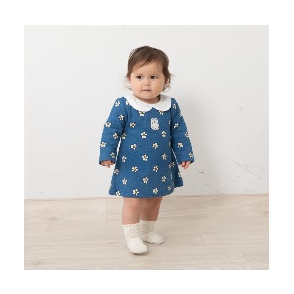 ベビー服 ロンパース miffy ミッフィー 長袖ロンパース ワンピース風