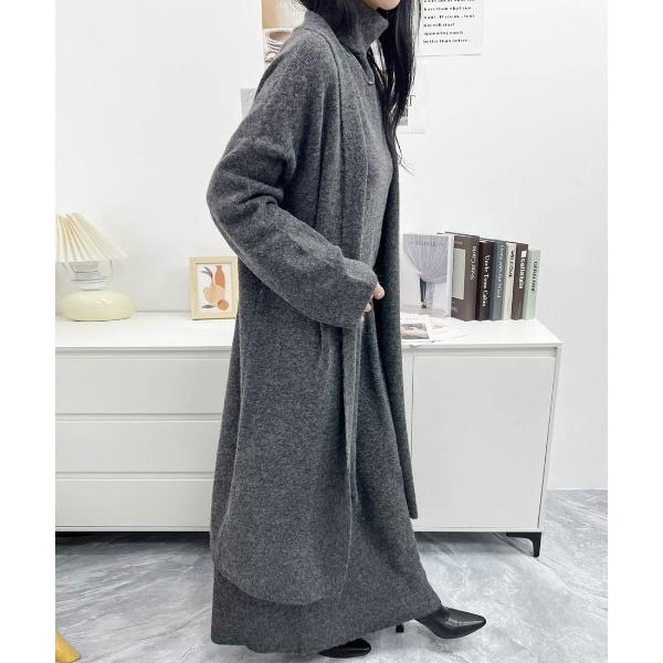 セットアップ トップス＆スカート＆ラップカーディガン3点セットアップ　カセット服 レディース
