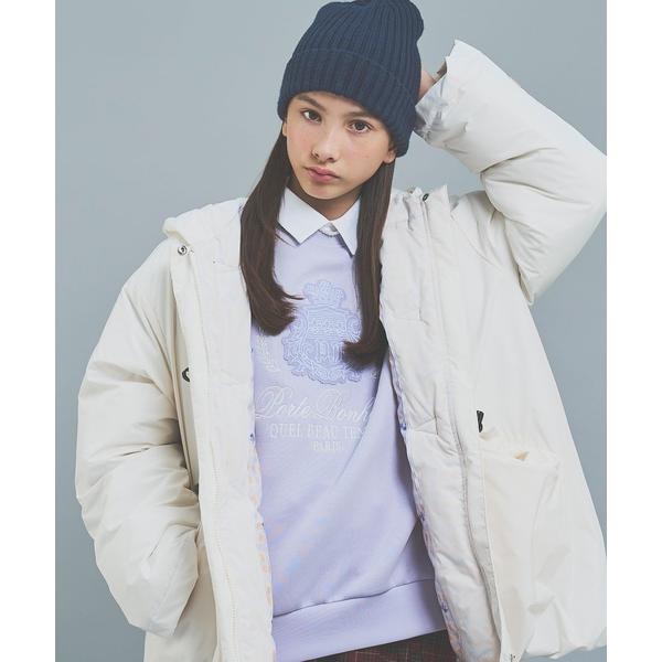 トレーナー 「130cmあり」 衿つきエンブレム刺しゅうトップス キッズ 子供服 女の子