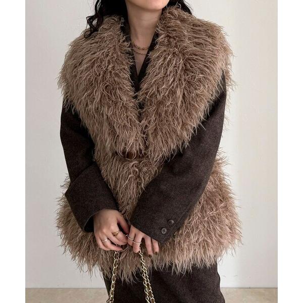 ベスト ジレ 「LANCER CLOTHING CORPORATION」LONG FUR VEST レディース（Yahoo!・ZOZOTOWN Yahoo!店）