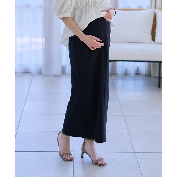 マタニティ ストレッチツイルタイトめスカート（マタニティ〜産後）妊婦服 産前・産後対応（Yahoo!・ZOZOTOWN Yahoo!店）