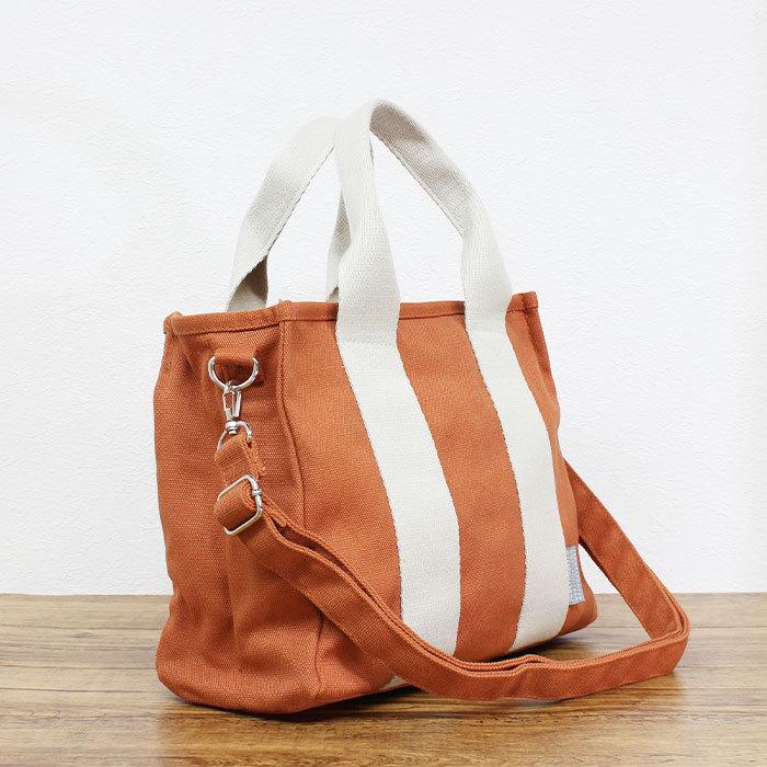 トートバッグ ポケット多い 2way 幌布 仕切り 中 内ポケット 斜めがけ