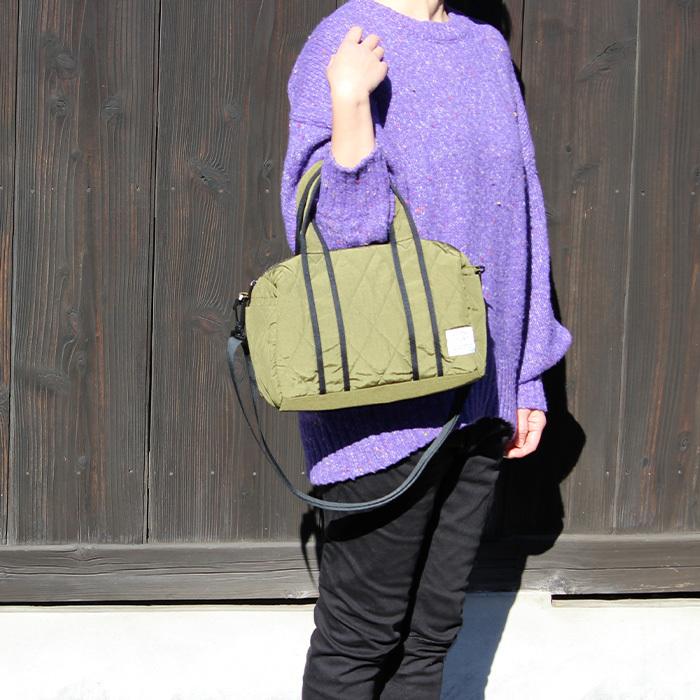 トートバッグ レディース 2way ポケット多い 撥水 キルティング マチ