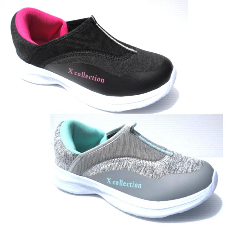 送料無料】スルッと履ける スリッポン スニーカー 超軽量 幅広 X