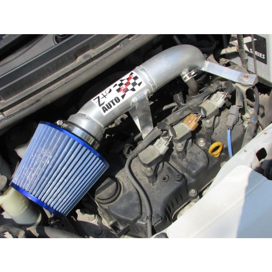 車検対応 L275系 ミラ 用 エアクリーナー付 レース用アルミ製  