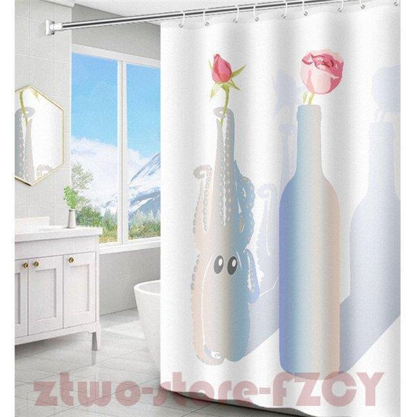 絶対一番安い 防水 新作商品 シャワーカーテン 防カビ ユニットバス 浴室 洗面所 シャワールーム スクエア柄 カーテンリング付属 風呂 おしゃれ 加工 シャワーカーテン サイズ 横180 縦0cm Yakosurf Com