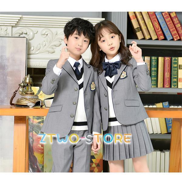 学生服 4点セット 子供スーツ 女の子 男の子 制服 スーツ 卒業式 入学