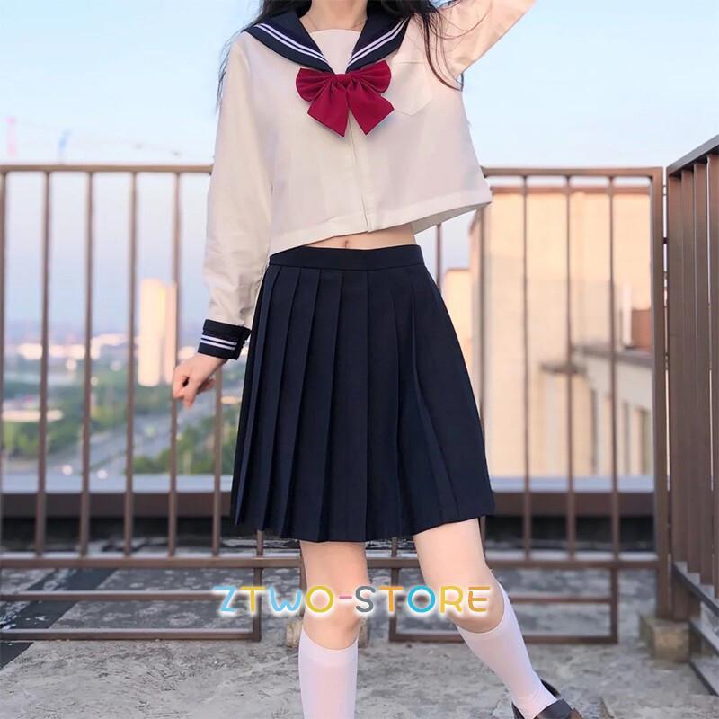 女子高生 制服 セーラー服 女子高校生 学生服 長袖 セットアップ 女子高生 制服 セーラー服 女子高校生 学生服 長袖 セットアップ