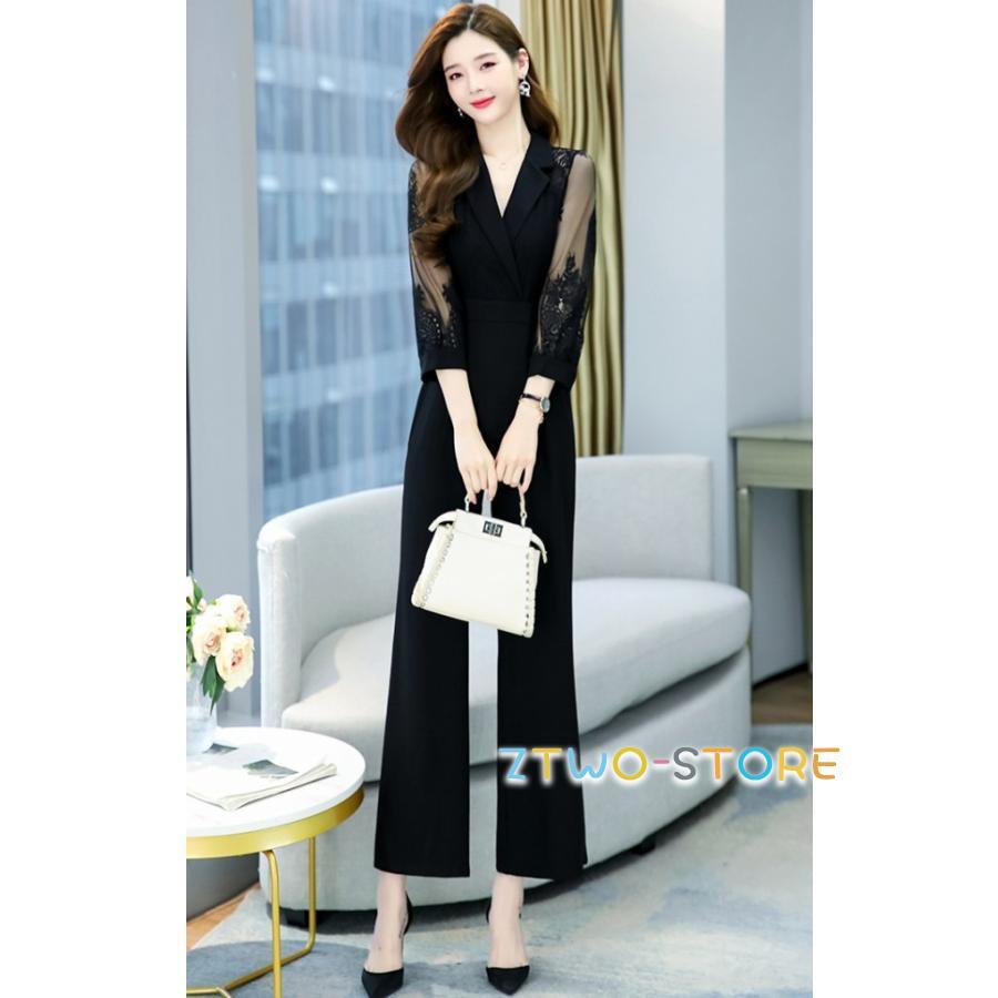 パンツドレス かっこいい パーティードレス 結婚式 お呼ばれ