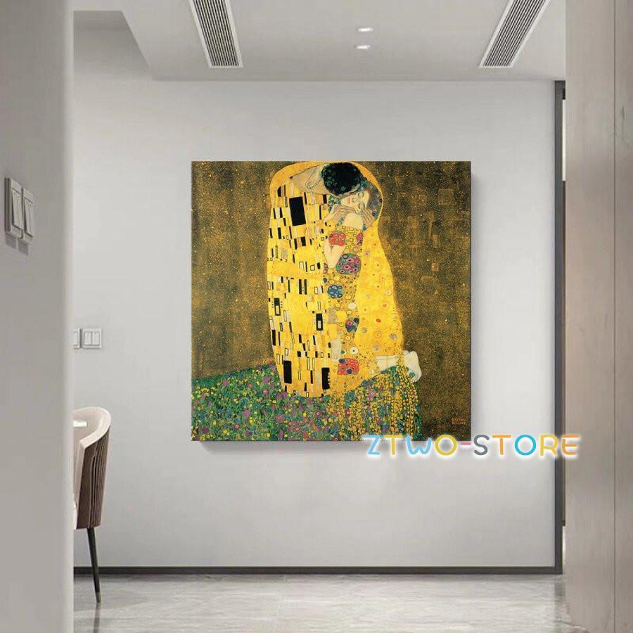 グスタフ クリムト 接吻 名画 絵画 インテリア 装飾 ホテル カフェ リビング ファブリック オシャレ インテリア アートパネル プレゼント_4