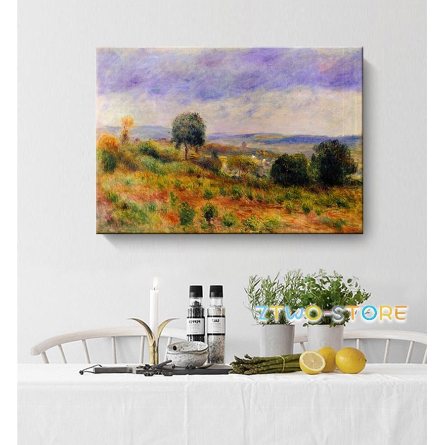 ファブリックパネル 絵画 インテリア ファブリック 絵 「Landscape， Vuvers-sur-Oise」 35×50cm 壁掛け アートパネル_1