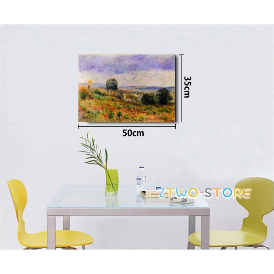 ファブリックパネル 絵画 インテリア ファブリック 絵 「Landscape， Vuvers-sur-Oise」 35×50cm 壁掛け アートパネル_2
