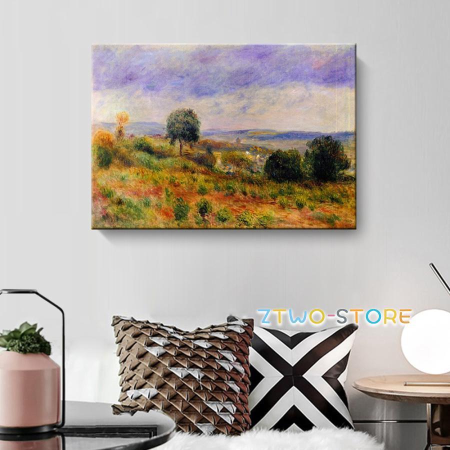 ファブリックパネル 絵画 インテリア ファブリック 絵 「Landscape， Vuvers-sur-Oise」 35×50cm 壁掛け アートパネル_7
