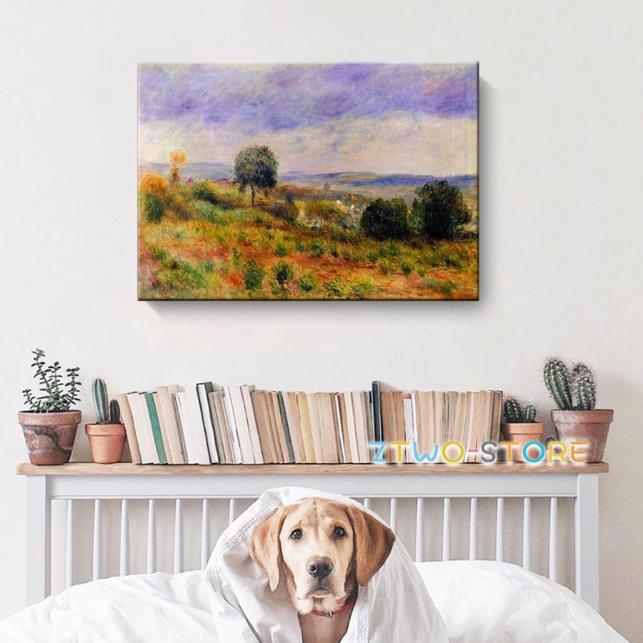 ファブリックパネル 絵画 インテリア ファブリック 絵 「Landscape， Vuvers-sur-Oise」 35×50cm 壁掛け アートパネル_8