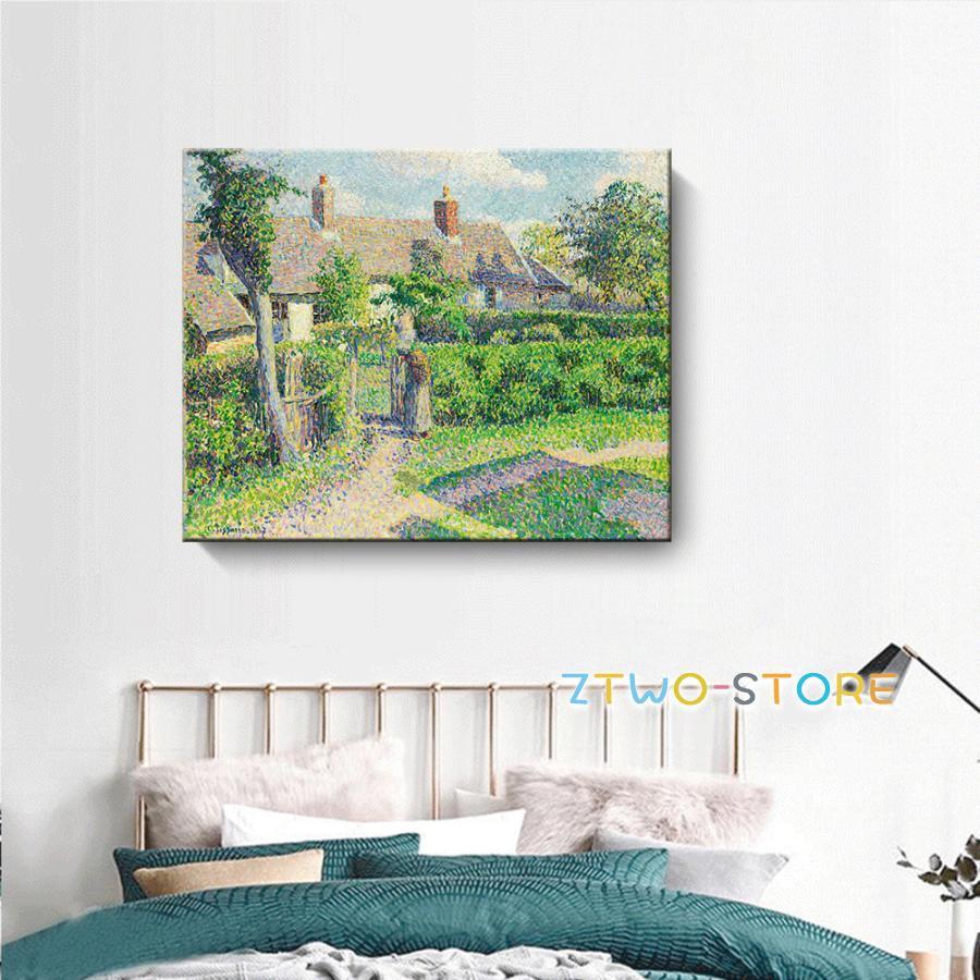 ファブリックパネル 絵画 インテリア ファブリック 絵 『エラニーの農家』 50×60cm 壁掛け アートパネル リビング プレゼント_1